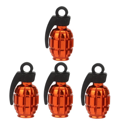 Grenade Tyre Valve Caps Dust Caps
